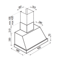 Dunstabzugshaube 60cm Haube Tecnogas