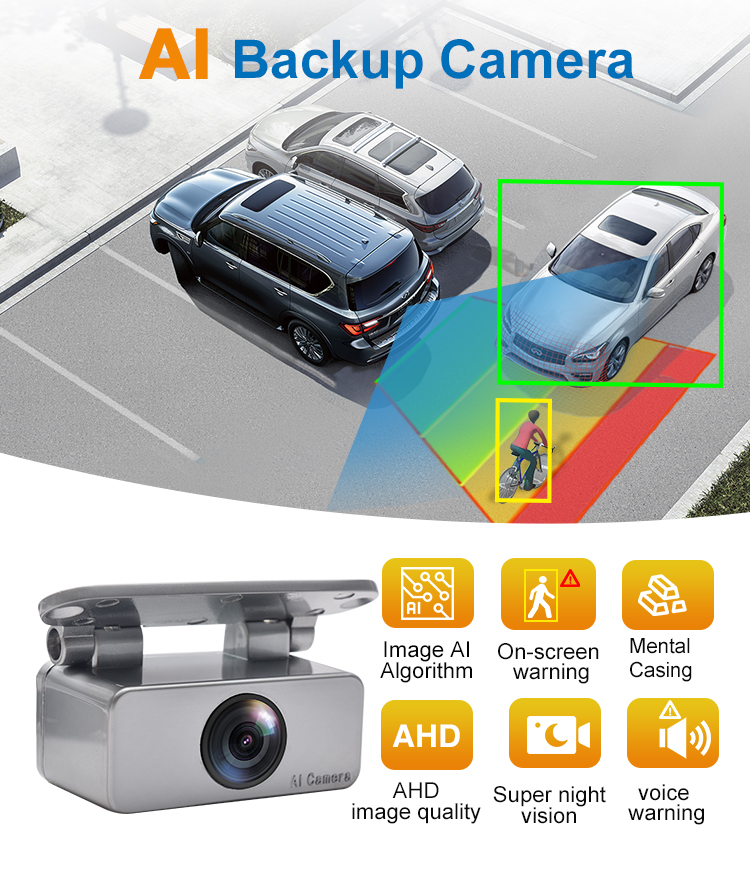 Pjauto Metal Ai Reverse Rear View Car Camera With Waterproof Night ...