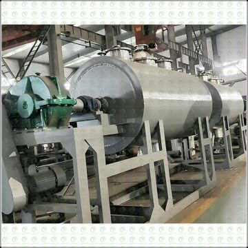 Solvent recovery vacuum rake dryer