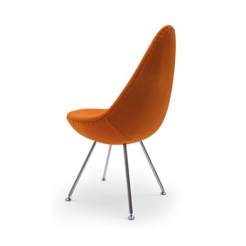 Fibreglass Dining Chairs Drop Side dining Chair by Fritz Hansen Manufactory