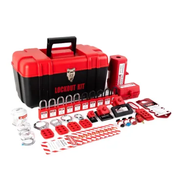 BOZZYS LOTO Hasp Lock and Breaker Safety Personal Lockout Kits Toolbox for Electrical Lockout Tagout