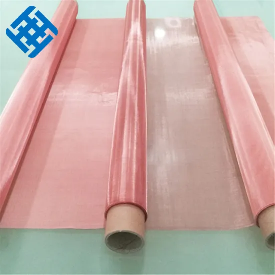 200 Mesh Faraday Cage Shielding Red Copper Wire Mesh