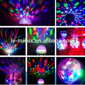 Hot sale E27 Rotating Stage Light Full Color Rotating LED Light