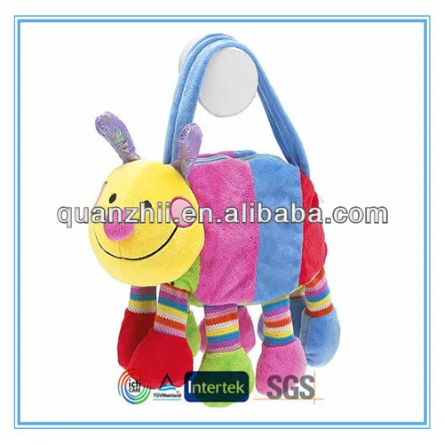 Plush stuffed toy bee bag for children