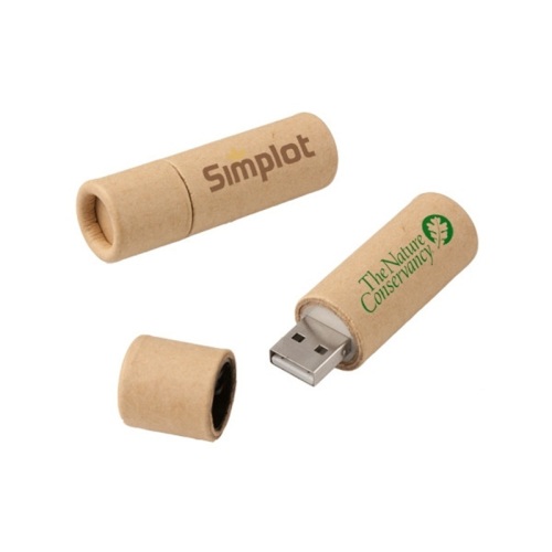 OEM Customized Logo Recycled Paper Pen Drive