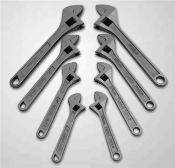 CR-V Chrome Vanadium Steel Classic Adjustable Wrenches