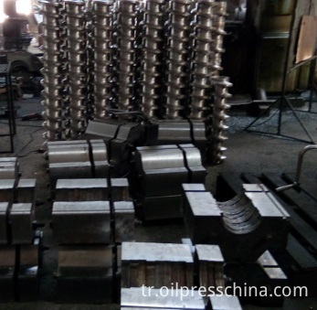 screw oil press components