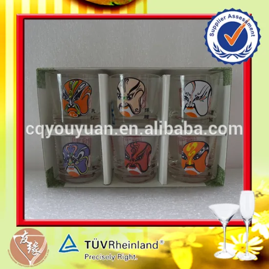 gift set cylinder round custom made alcoholic high quality glass shot glasses 50ml