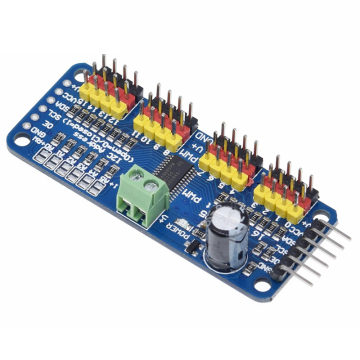 16 चैनल 12-बिट PWM सर्वो शील्ड ड्राइवर I2C इंटरफ़ेस PCA9685 रास्पबेरी पाई के लिए मॉड्यूल