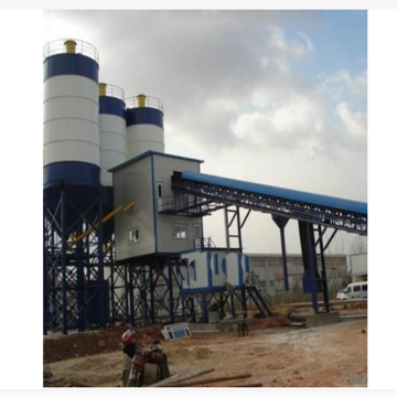 Export to Thailand HZS120 concrete mixing plant