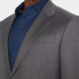 Oem Grey Customized slim fit Men's Suits men's blazer formal wedding suits for men