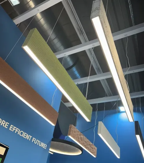 Customized Size LED Texture Hanging Lamp for Bar and Office