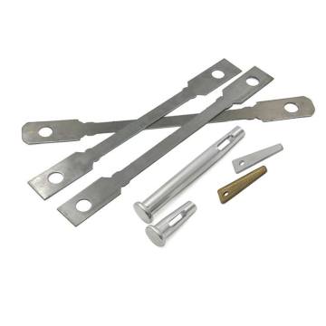 Galvanized Flat Tie with Wedge & Pin for Formwork Systems in Building Materials
