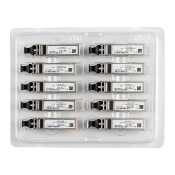 وحدة عالية الجودة 10G SFP+ - 8 منافذ ، تصل إلى 160 كيلومتر لمسافات طويلة