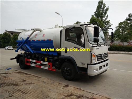 3 ton 4000l fecal masu tsotse motoci