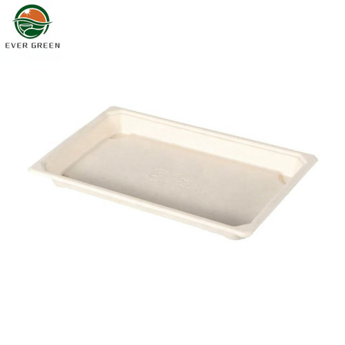 Caja de sushi de papel biodegradable desechable para llevar con tapas con tapas