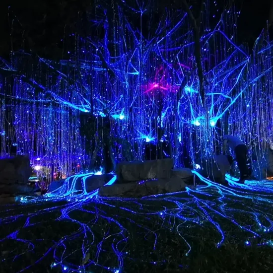 Colorful Shining LED Fiber Optic Tree Lights