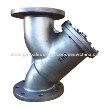 Y-style Strainer, Stainless Steel, 304/316, 5 Inches, Flanged End