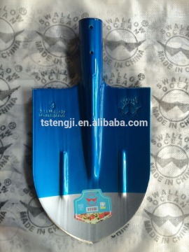 Russia market farm tools different color carton steel shovel head