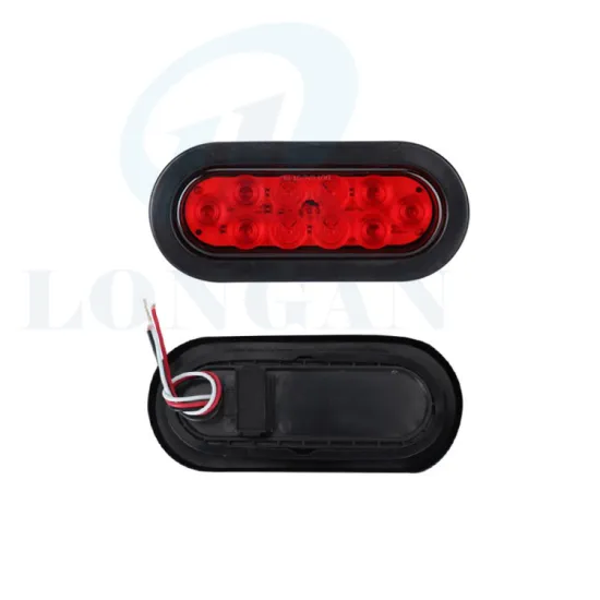Custom Truck Light Kit - Peterbilt 12v/24v 10LED Rubber Ring Oval Trailer Lamp for Semi-Trucks