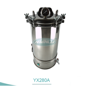 Portable sterilizer with stainless steel YX280A