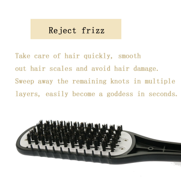 Best Straightening Brush hair straightener professional v-shaped comb Factory