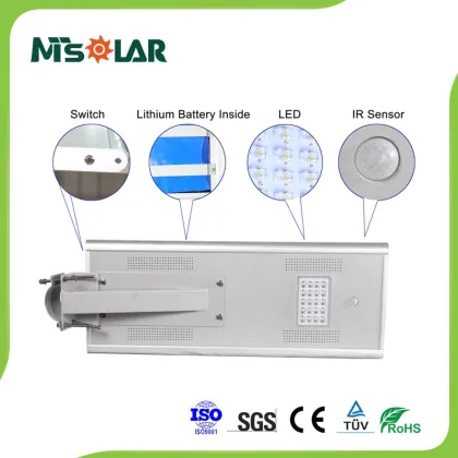 LED warm white Yingli solar panel street lighting