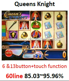 hot wms nxt game board Queen's Knight WMS Slot game PCB