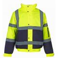 Orange safety work wear reflective parka