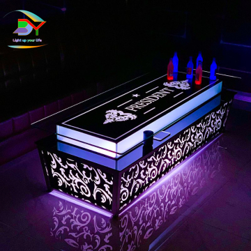 Luminous LED Bar Table for KTV and Sofa Booths