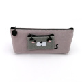 Pencil Case Vintage Hot selling custom cute cat canvas pencil case Manufactory