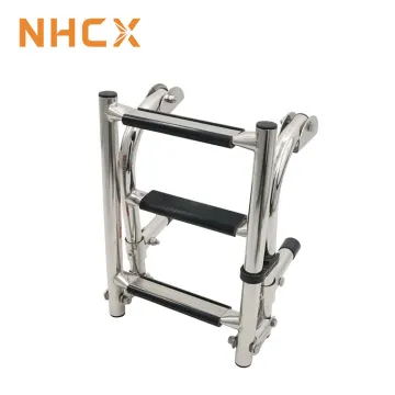 3-Step Stainless Steel Marine Boat Ladder - NHCX Brand