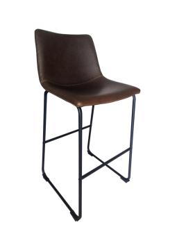 Modern Style Upholstered Frame Bar Stool