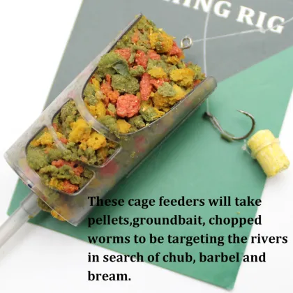 Carp Fishing Bait Cage Rig Boilies Trap Holder Method Feeder 28g Bait Box