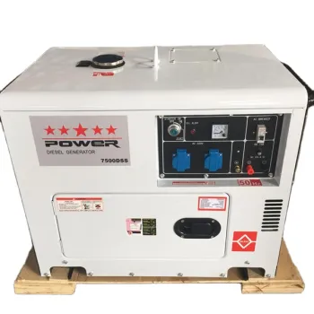Portable Silent Diesel Generator 5kW with 186F Engine