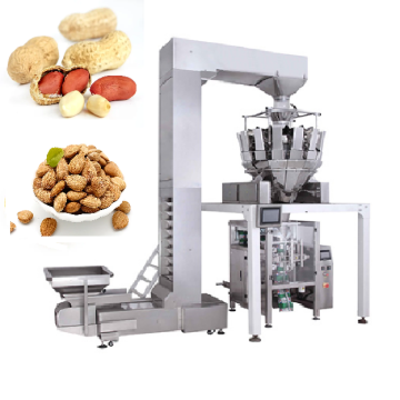 Pesatore multihead e scala combinata per pacchetti di noci e snack