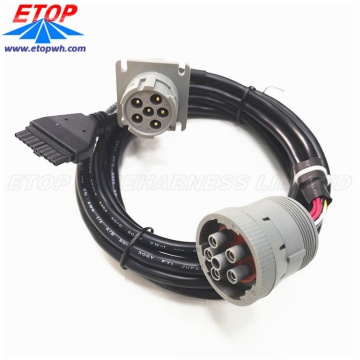 SAE J1708 6Pin female to male coverter cable