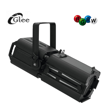 200W COB RGBW Full Color Theatrical LED Zoom Ellipsoidal Leko Profile Spotlights: High-Quality Lighting Solutions for Professional Stage and Event Needs