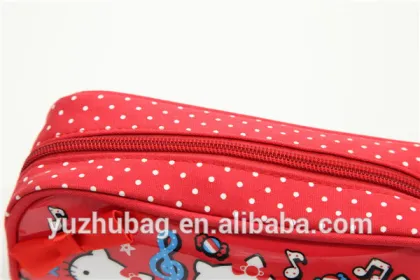 China alibaba brand new red cute pencil case promotional