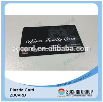 medical membership card/gold membership card/pvc barcode membership card