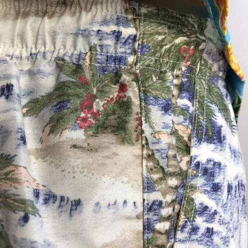 top quality men Printed strappy beach shorts