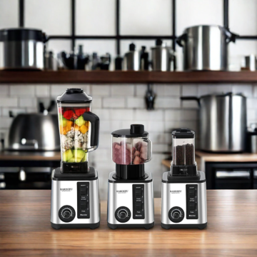 Commercial Kitchen Mixer & Blender: 9500W 3-in-1 Fruit Juice Blender