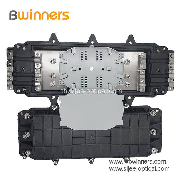 ไฟเบอร์ออปติกประกบข้อต่อปิด 3 เวิ้ง / ร้าน 24-144 เส้นใย