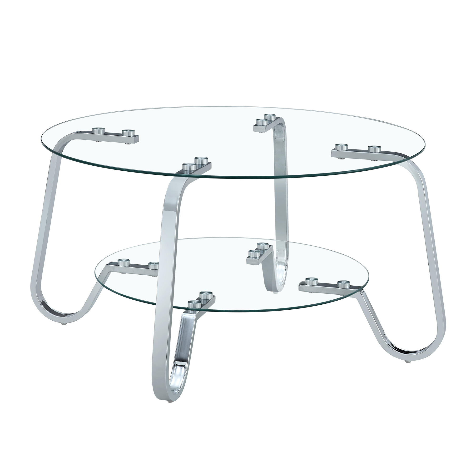 Space saving double layer table