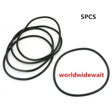 5pcs 105/115/130/135/140/145/150/155/160mm OD x 2mm Thick Black Rubber O Ring Gaskets Washer