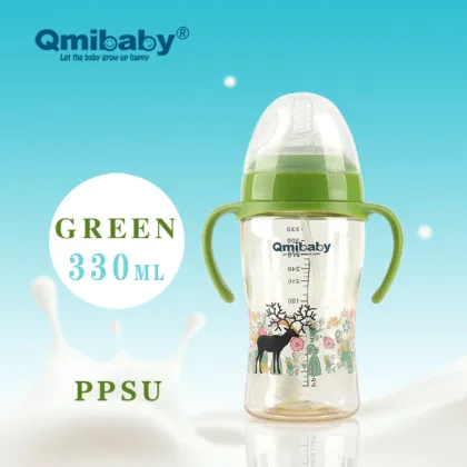 BPA-Free Wide Neck PPSU Plastic Baby Feeding Bottle