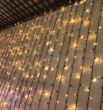 IP65ウォータープルーフLEDストリングライトは、クリスマスの屋外の雰囲気のための弦ライト