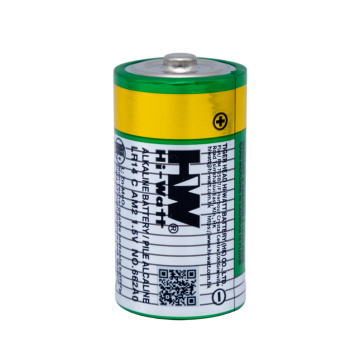HW MAX 鹼性電池 LR14 C 尺寸 1.5V