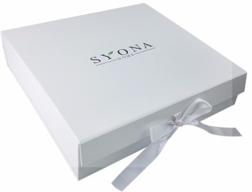 Printed  luxury apparel boxes white gift box