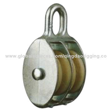 Single wheel pulley